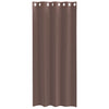 Voilegardiner med grommets 2 stk brun 140x245 cm