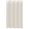 Voilegardiner med grommets 2 stk krem 140x175 cm