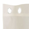 Voilegardiner med grommets 2 stk krem 140x175 cm