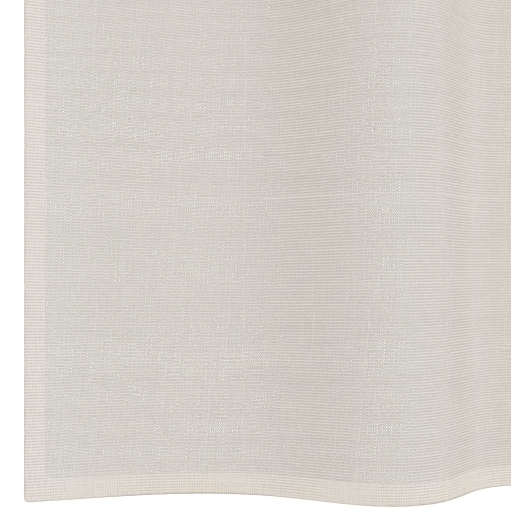 Voilegardiner med grommets 2 stk krem 140x175 cm