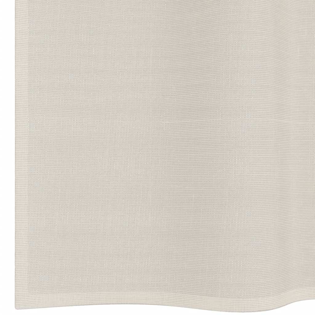 Voilegardiner med grommets 2 stk krem 140x245 cm