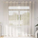 Voilegardiner med grommets 2 stk krem 140x245 cm