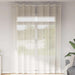 Voilegardiner med grommets 2 stk krem 140x260 cm