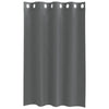 Voilegardiner med grommets 2 stk mørkegrå 140x140 cm