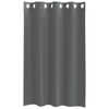 Voilegardiner med grommets 2 stk mørkegrå 140x175 cm