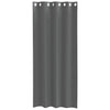 Voilegardiner med grommets 2 stk mørkegrå 140x245 cm