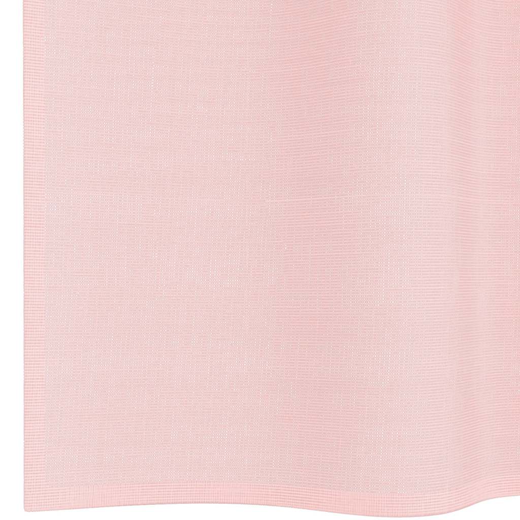 Voilegardiner med grommets 2 stk lyserosa 140x140 cm