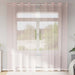 Voilegardiner med grommets 2 stk lyserosa 140x225 cm