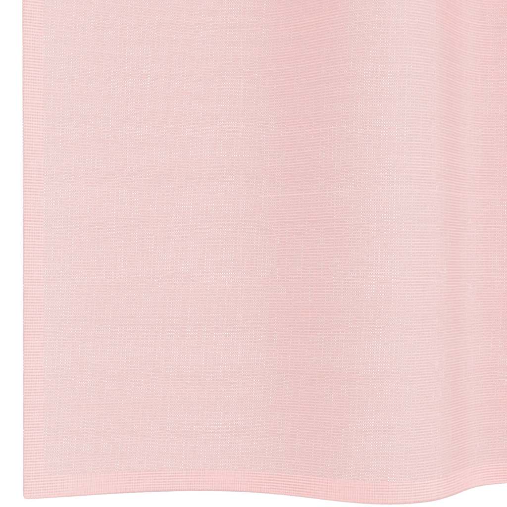 Voilegardiner med grommets 2 stk lyserosa 140x300 cm
