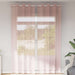 Voilegardiner med grommets 2 stk lyserosa 140x300 cm