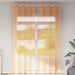 Voilegardiner med grommets 2 stk oransje 140x260 cm