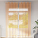 Voilegardiner med grommets 2 stk oransje 140x300 cm