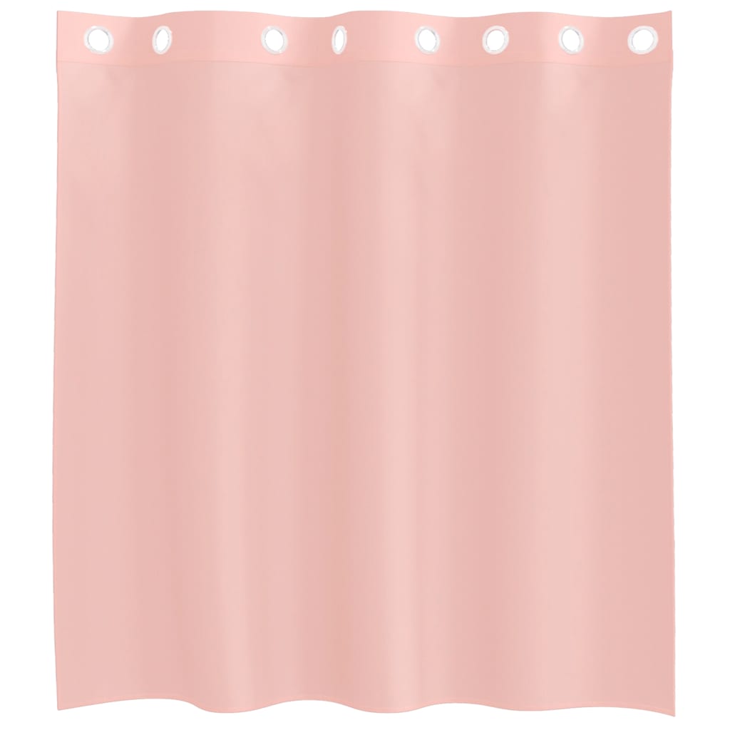 Voilegardiner med grommets 2 stk rosa 140x140 cm