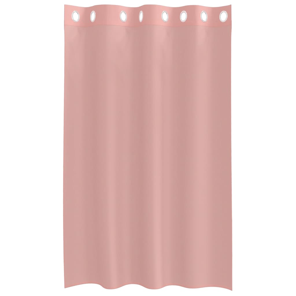 Voilegardiner med grommets 2 stk rosa 140x175 cm