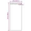 Voilegardiner med grommets 2 stk rosa 140x225 cm
