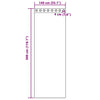 Voilegardiner med grommets 2 stk rosa 140x300 cm