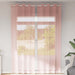 Voilegardiner med grommets 2 stk rosa 140x300 cm