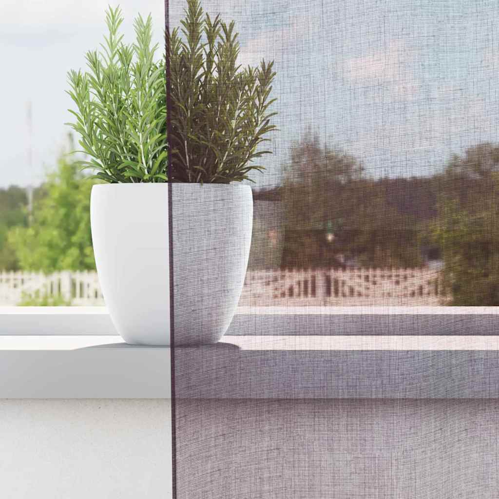 Voilegardiner med grommets 2 stk lilla 140x225 cm