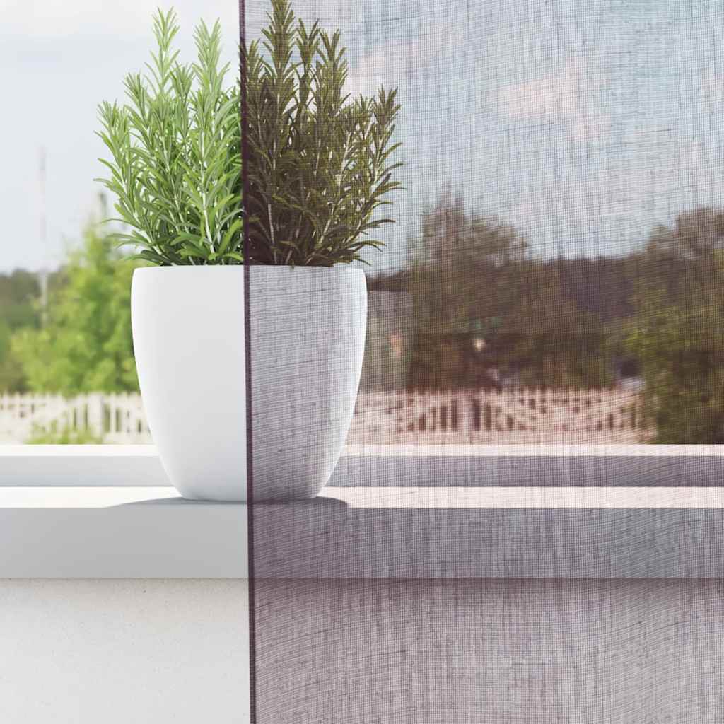 Voilegardiner med grommets 2 stk lilla 140x225 cm