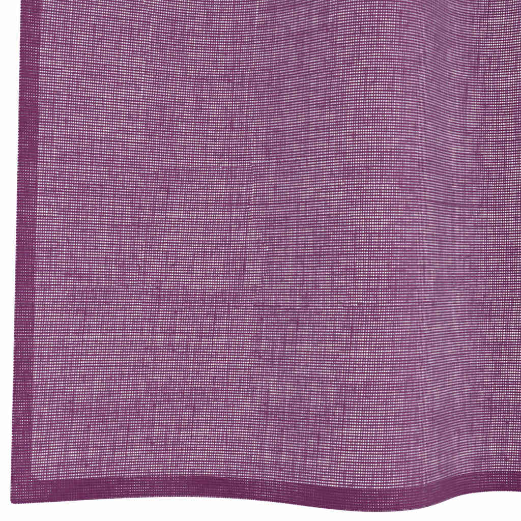 Voilegardiner med grommets 2 stk lilla 140x225 cm