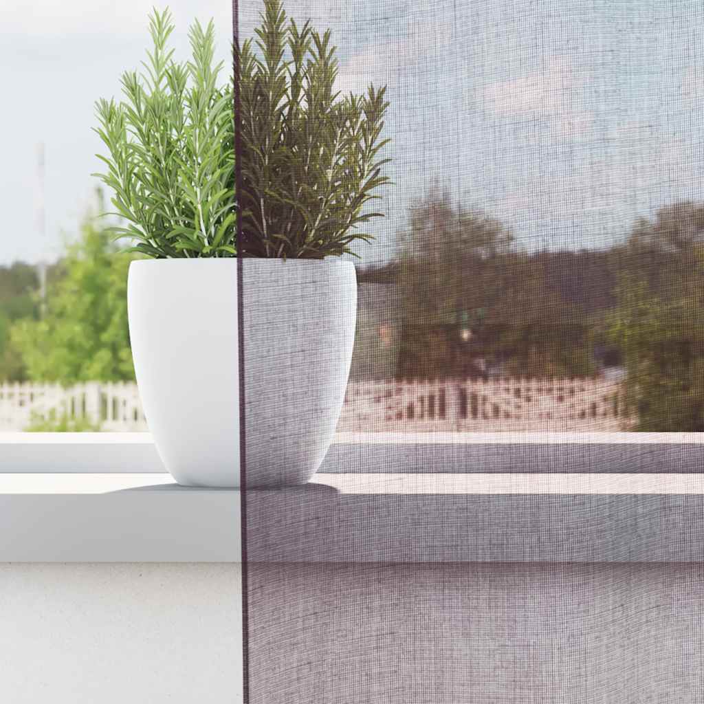 Voilegardiner med grommets 2 stk lilla 140x300 cm
