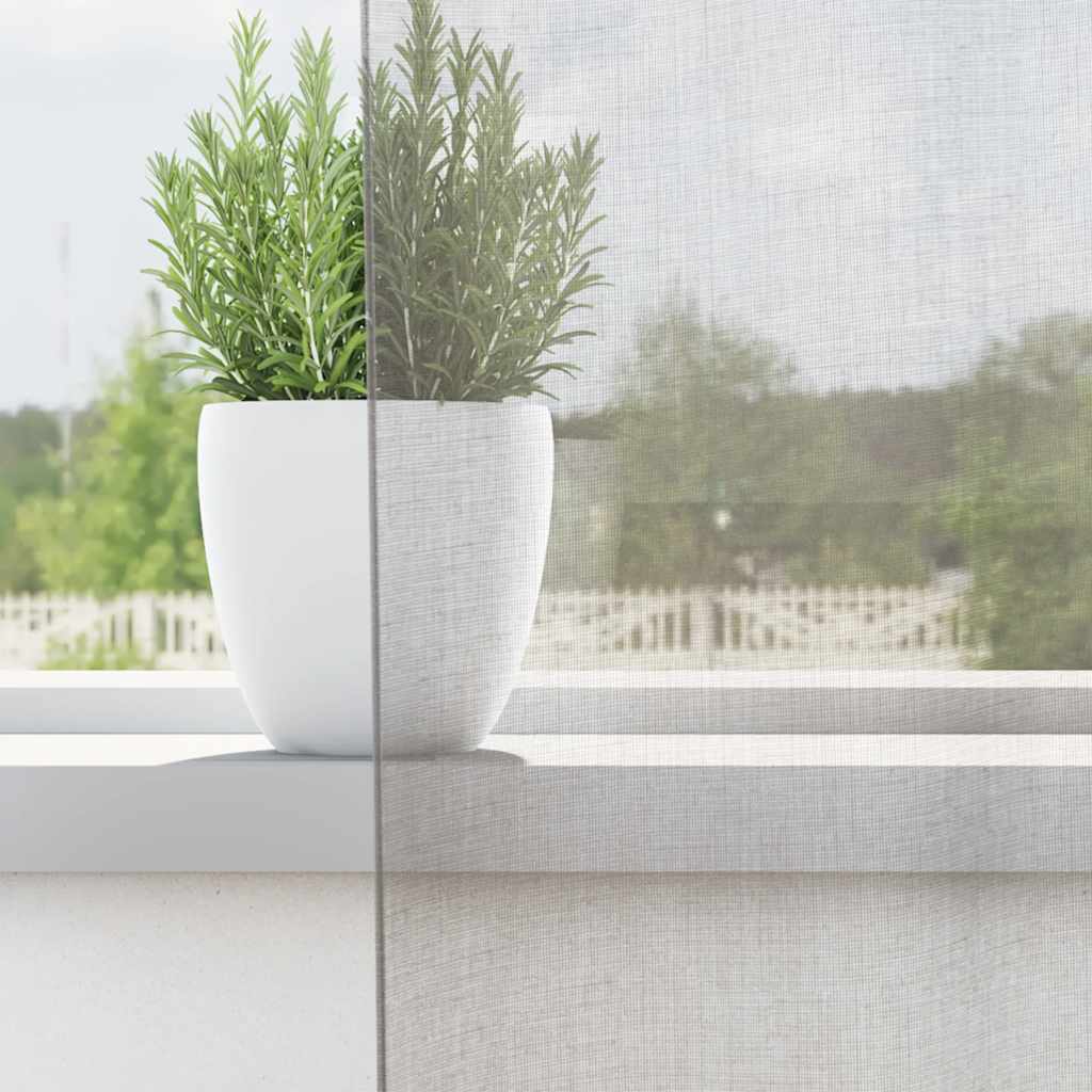 Voilegardiner med grommets 2 stk lysegrå 140x140 cm