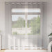 Voilegardiner med grommets 2 stk lysegrå 140x225 cm