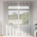 Voilegardiner med grommets 2 stk lysegrå 140x245 cm