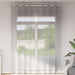 Voilegardiner med grommets 2 stk lysegrå 140x260 cm