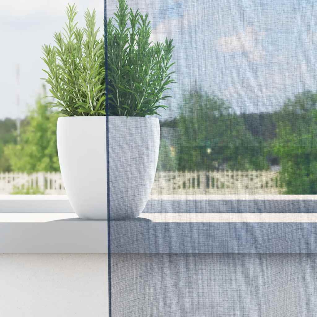 Voile gardiner med grommets 2 stk kongeblå