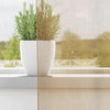 Voilegardiner med grommets 2 stk sand