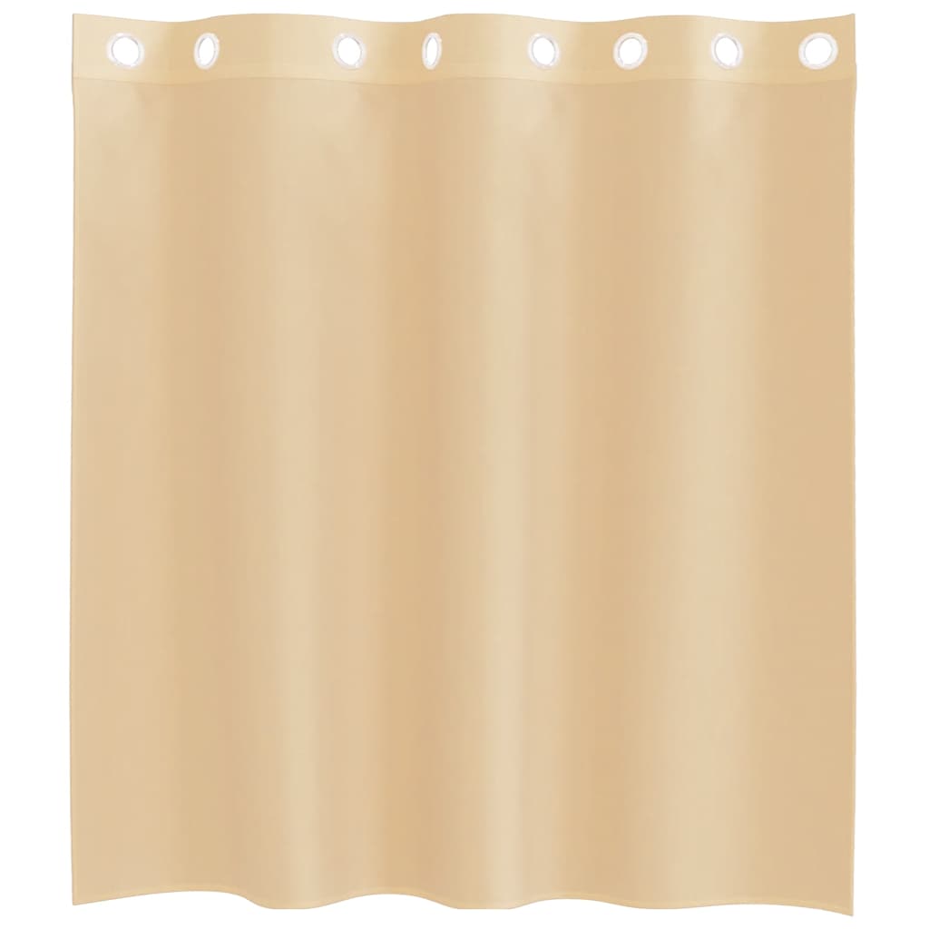 Voilegardiner med grommets 2 stk sand
