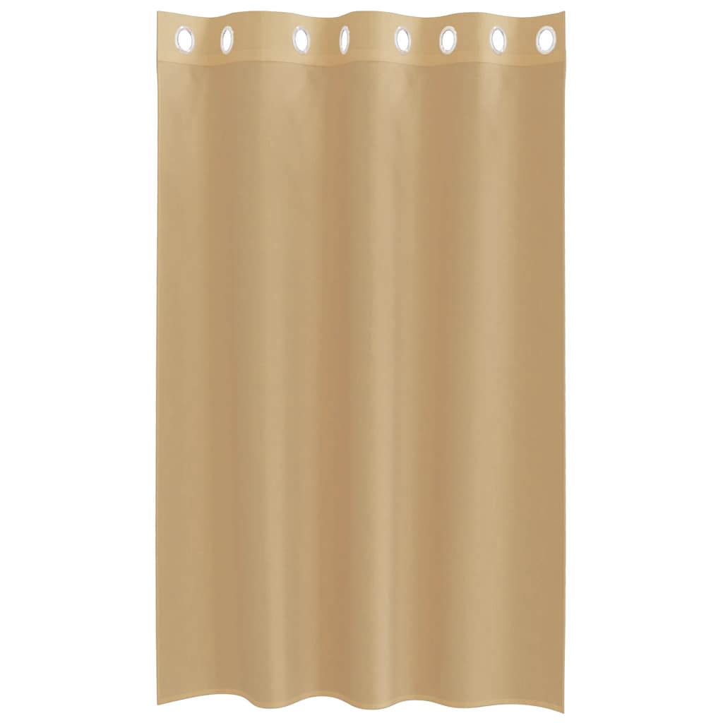 Voilegardiner med grommets 2 stk sand