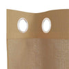 Voilegardiner med grommets 2 stk sand