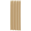 Voilegardiner med grommets 2 stk sand