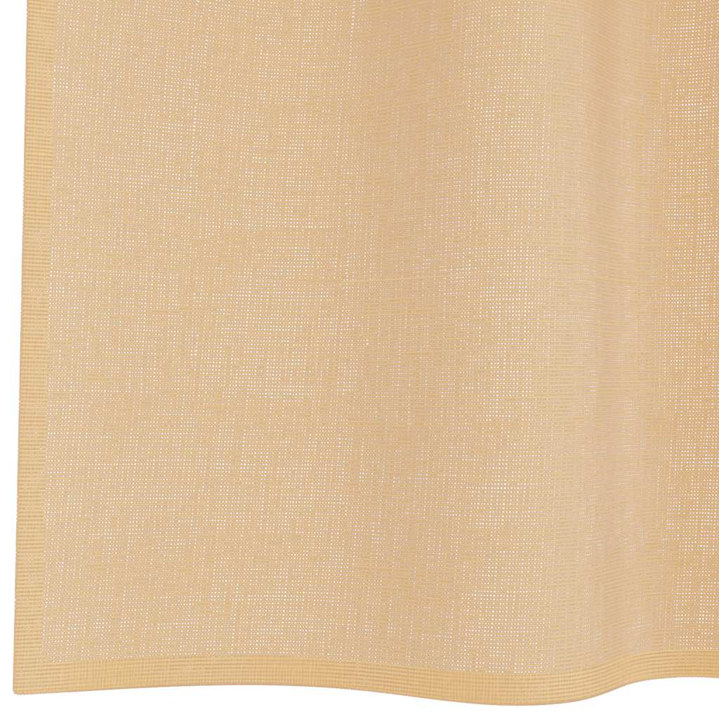 Voilegardiner med grommets 2 stk sand