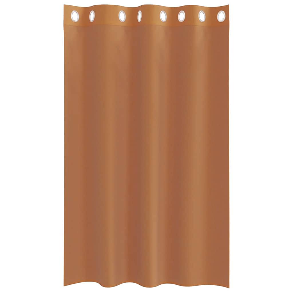 Voilegardiner med grommets 2 stk terrakotta