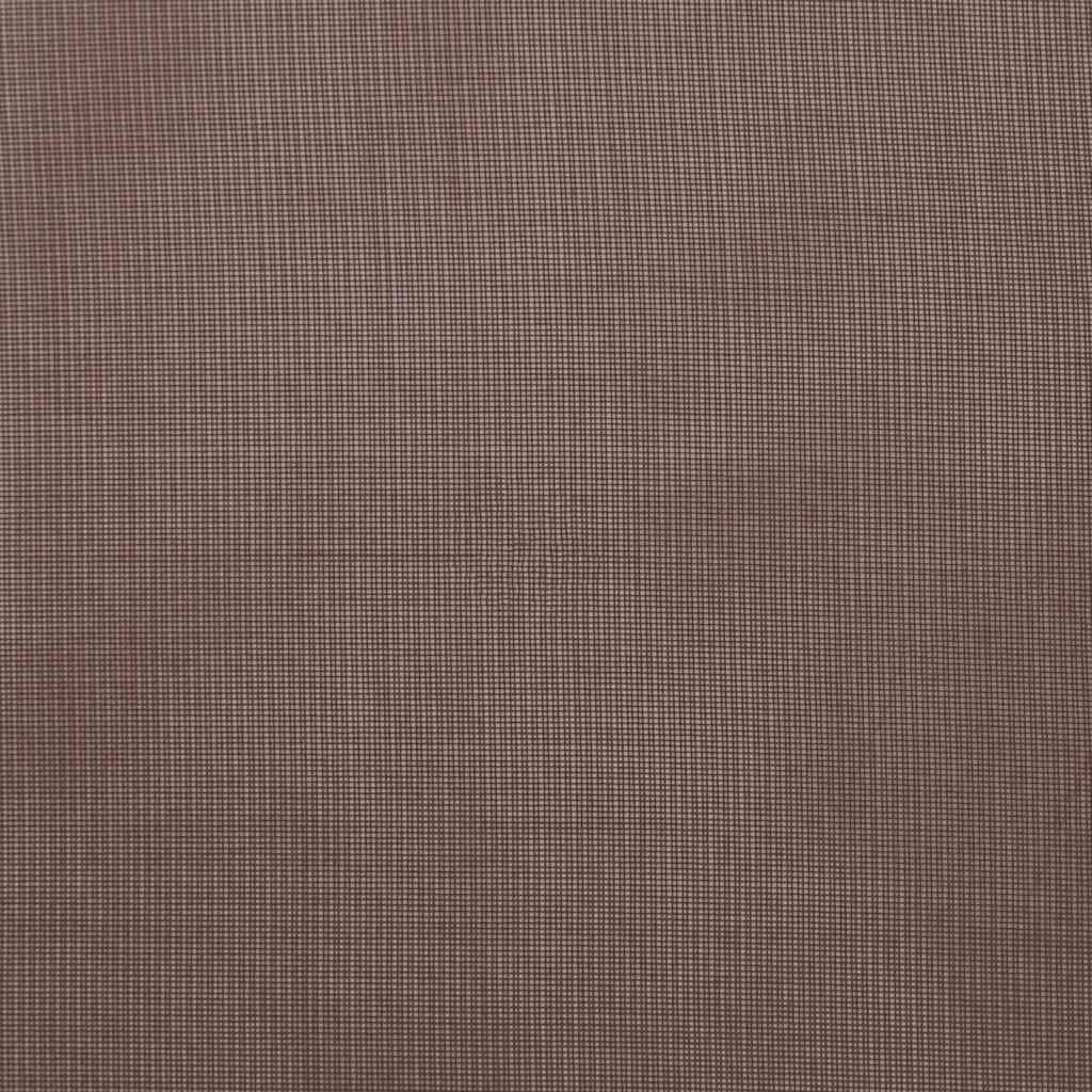 Voile gardiner med stanglommer 2 stk brun
