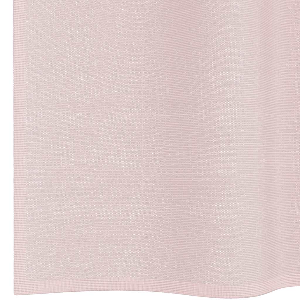 Voile gardiner med stanglommer 2 stk lyserosa