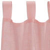 Voile gardiner med stanglommer 2 stk rosa