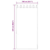 Voile gardiner med stanglommer 2 stk rosa