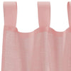 Voile gardiner med stanglommer 2 stk rosa