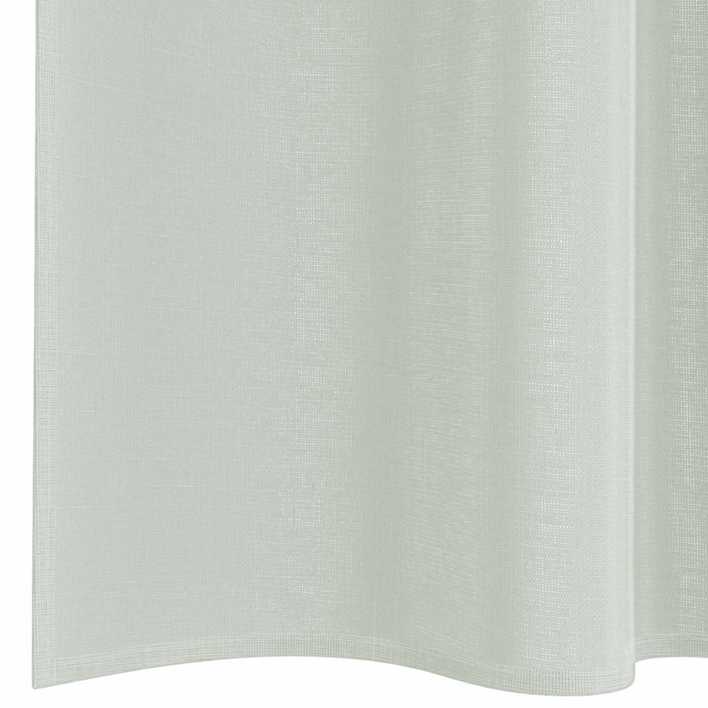 Voile gardiner med stanglommer 2 stk lysegrå