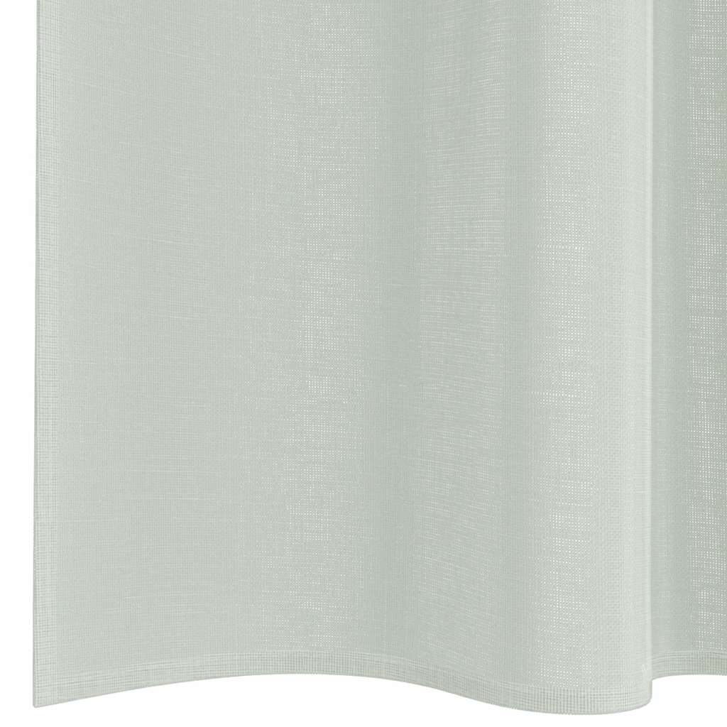Voile gardiner med stanglommer 2 stk lysegrå