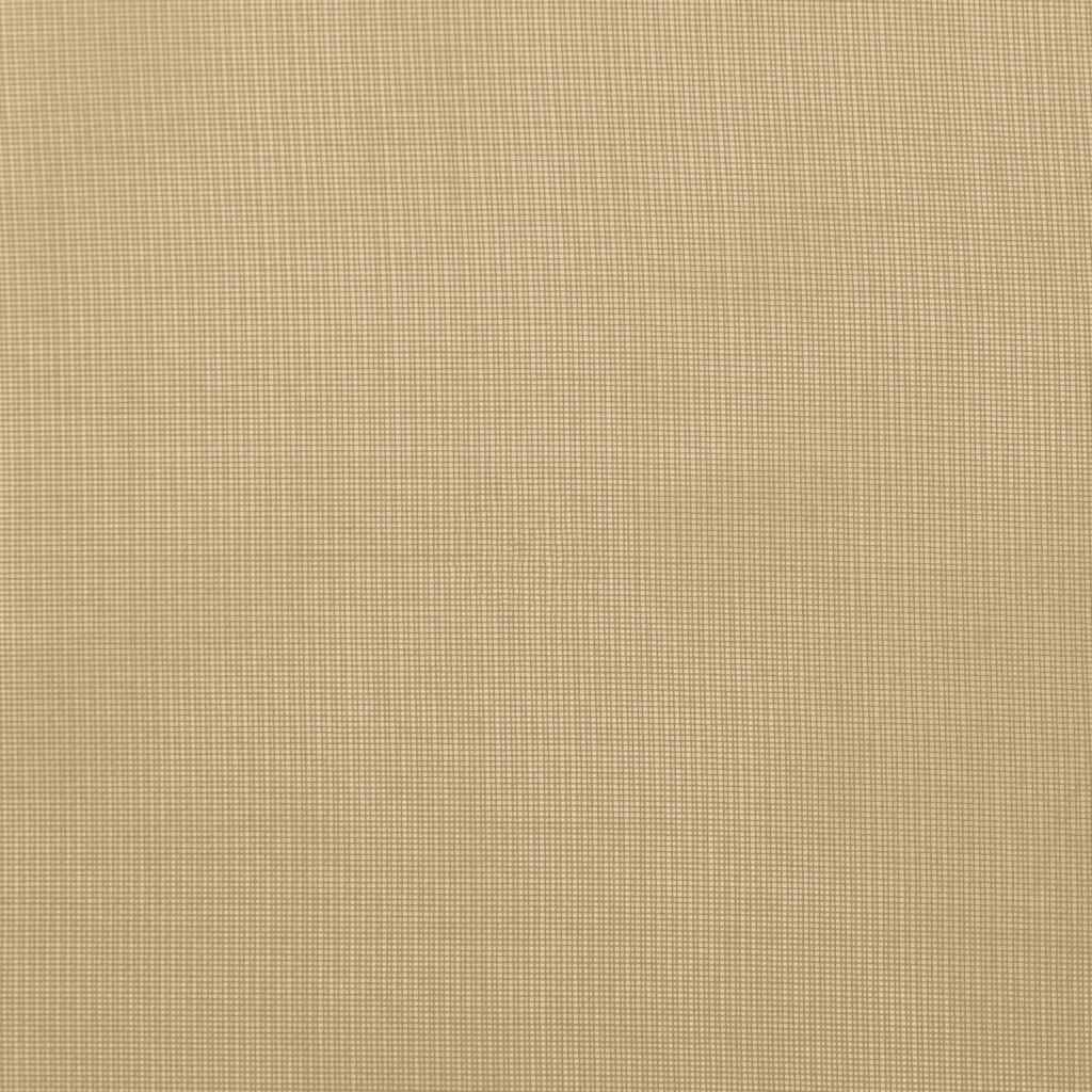 Voile gardiner med stanglommer 2 stk sand