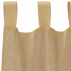 Voile gardiner med stanglommer 2 stk sand