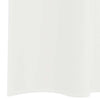 Voile gardiner med stanglommer 2 stk hvit