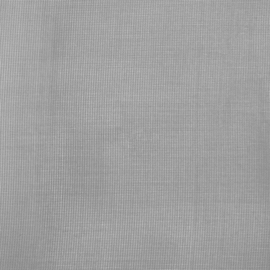 Voilegardiner med hemper 2 stk mørkegrå 140x260 cm