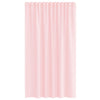 Voilegardiner med hemper 2 stk lyserosa 140x140 cm