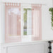 Voilegardiner med hemper 2 stk lyserosa 140x175 cm
